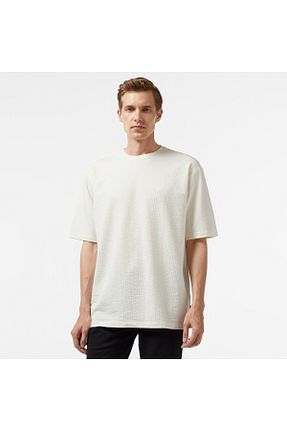 تیشرت سفید مردانه اورسایز Nautica - کد 850459193