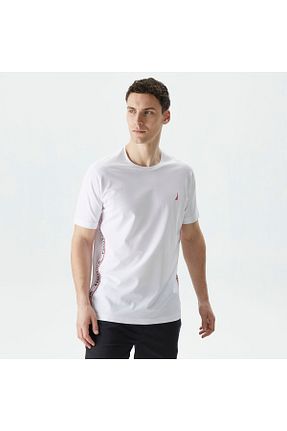 تیشرت سفید مردانه رگولار Nautica - کد 817950009