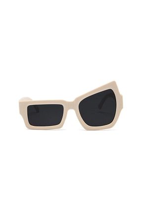 عینک آفتابی بژ زنانه UV400 Toz Vintage - کد 743395102