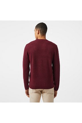 پلیور زرشکی مردانه ساده Lacoste - کد 877501679