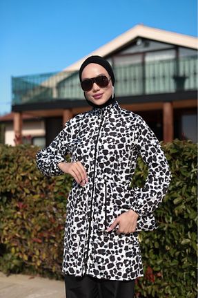 مایو حجاب مشکی زنانه پلی استر dilber fashion - کد 897461330