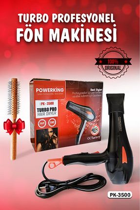 سشوار مشکی 2 Kademeli POWERKİNG - کد 897461118