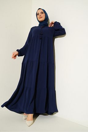 لباس حجاب سرمه ای زنانه Relaxed Bigdart - کد 774467859