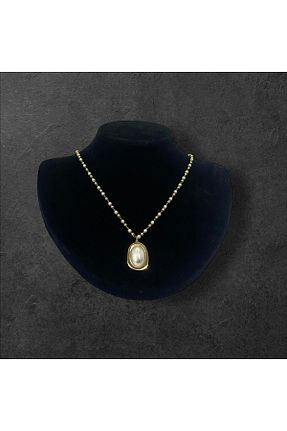 گردنبند استیل ( فولاد ) زرد بچه گانه استیل ضد زنگ Keskin bijuteri - کد 896262393