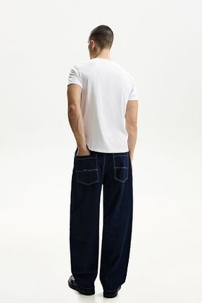 تیشرت سفید مردانه Relaxed Bershka - کد 896278071