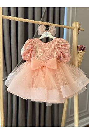 لباس نارنجی بچه گانه بافتنی Baby - کد 897485565