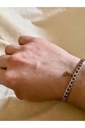 دستبند استیل (فولاد) متالیک زنانه استیل (فولاد) bijoux uniques - کد 896288371