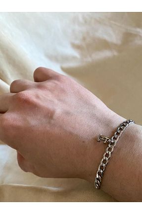 دستبند استیل (فولاد) متالیک زنانه استیل (فولاد) bijoux uniques - کد 896287674