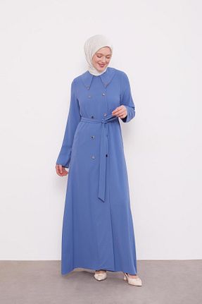 کلاه و ابایا سرمه ای زنانه پنبه پلی استر Levidor - کد 896293427