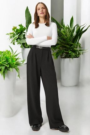 شلوار مشکی زنانه لیکرا HAKKE - کد 896302670