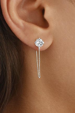 گوشواره نقره زنانه 925 عیار jelux silver - کد 762264425