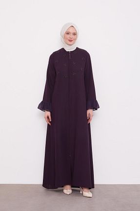 کلاه و ابایا بنفش زنانه بافتنی Levidor - کد 896303279