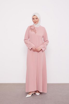 کلاه و ابایا صورتی زنانه بافتنی Levidor - کد 896293133