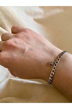 دستبند استیل (فولاد) متالیک زنانه استیل (فولاد) bijoux uniques - کد 896290824