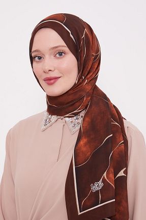 شال قهوه ای زنانه ویسکون Levidor - کد 896323674