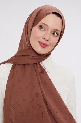 شال قهوه ای زنانه پلی استر Levidor - کد 896299614