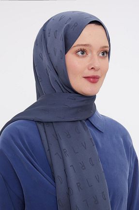 شال آبی زنانه پلی استر Levidor - کد 896299564