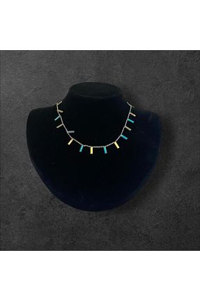 گردنبند استیل ( فولاد ) زرد بچه گانه استیل (فولاد) Keskin bijuteri - کد 896305420