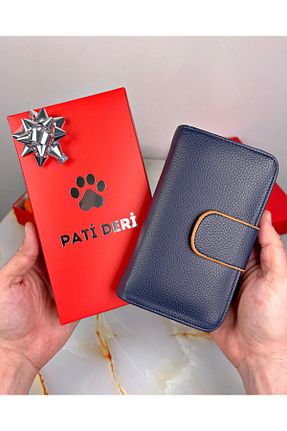 کیف پول سرمه ای زنانه سایز متوسط patideri - کد 896314298