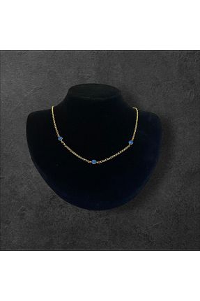 گردنبند استیل ( فولاد ) زرد استیل (فولاد) Keskin bijuteri - کد 896311233