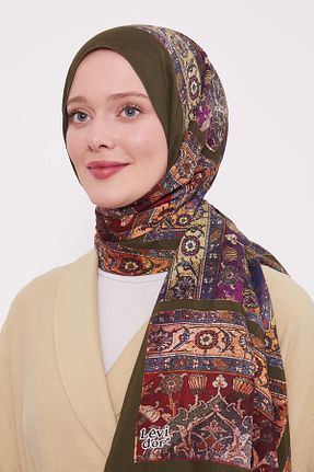 شال خاکی زنانه ویسکون Levidor - کد 896323709