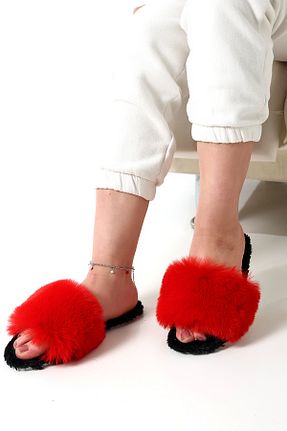 دمپائی خانگی رنگی زنانه مخملی olgun slipper - کد 893871979