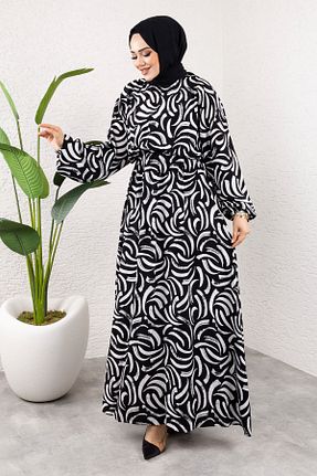 لباس حجاب مشکی زنانه رگولار Tesettür Dünyası - کد 896331252