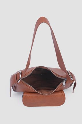 کیف دوشی نارنجی زنانه چرم مصنوعی Jacquline - کد 896345725