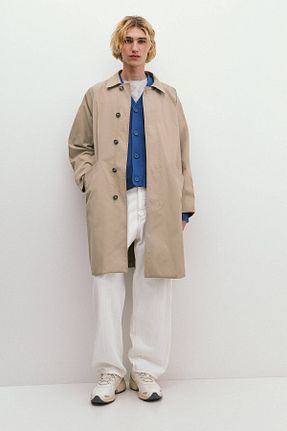 ترنچکت مردانه پلی استر Pull & Bear - کد 896345196