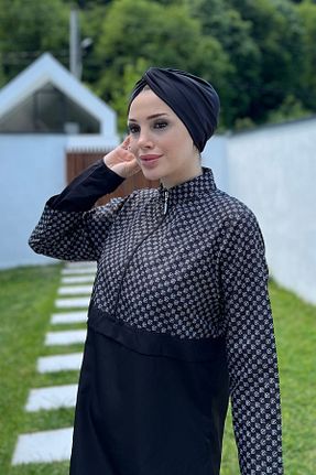 مایو حجاب مشکی زنانه ساده Remsa Mayo - کد 832133308