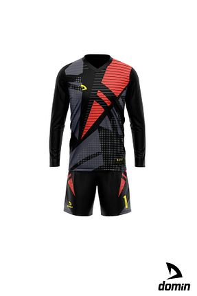 لباس فرم دروازه بان مشکی مردانه DOMİN SPOR - کد 865725323
