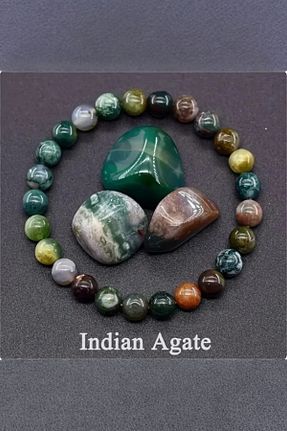 دستبند جواهر رنگی زنانه سنگ طبیعی NBS Beautiful Naturel Stones - کد 896358450