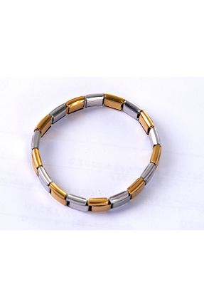 دستبند استیل (فولاد) طوسی زنانه استیل ضد زنگ stainles steel - کد 896806714