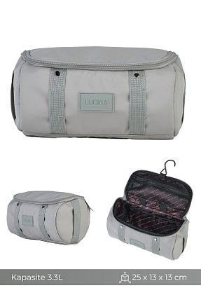 کیف آرایش طوسی Lucina - کد 897532803