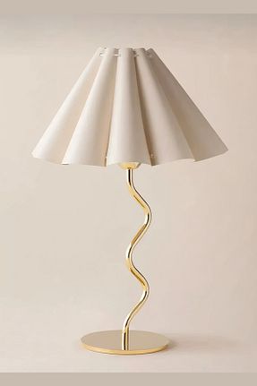 آباژور زرد پارچه Luna Lighting - کد 896360121
