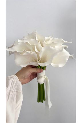 گل خشک و مصنوعی سفید Çiçek - کد 896359943