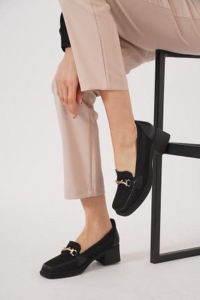 کفش پاشنه بلند کلاسیک مشکی زنانه تریکو Moda Pie - کد 896359484