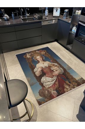 فرش رنگی قابل شستشو Rugs Modern Halı - کد 896409099