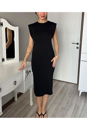لباس مشکی زنانه بافتنی AB LOOKS - کد 845707201
