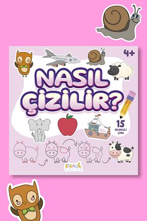 کتب فعالیتی و آموزشی 3 - 6 سال STAAU Çocuk - کد 896408343