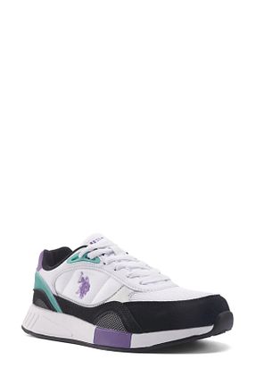کفش اسنیکر سفید بچه گانه بند دار U.S. Polo Assn. - کد 832021424