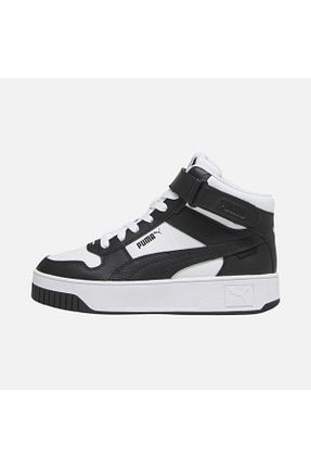 کفش اسنیکر سفید زنانه بند دار Puma - کد 786031659