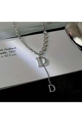 گردنبند جواهر طوسی زنانه Dgt Luxury - کد 896413423