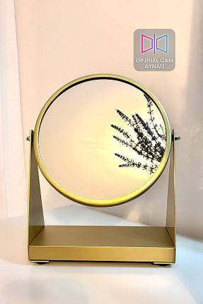 آینه طلائی فلزی Maidan Home - کد 869295139