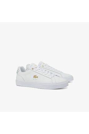 کفش اسنیکر سفید زنانه بند دار Lacoste - کد 896471250