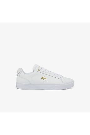 کفش اسنیکر سفید زنانه بند دار Lacoste - کد 896471250