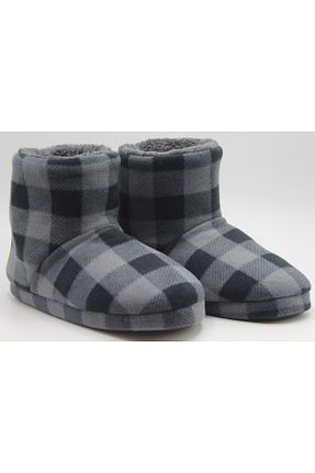 بوت خانگی مشکی مردانه جیر fluffy - کد 881708632