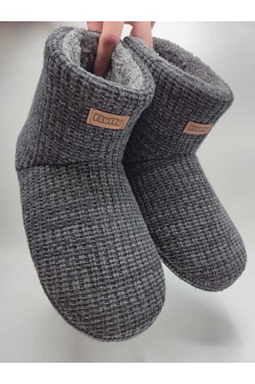 بوت خانگی مشکی مردانه جیر fluffy - کد 896332820