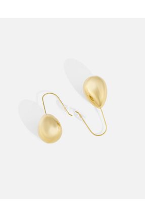 گوشواره استیل (فولاد) طلائی زنانه استیل (فولاد) LONDONACS - کد 896486317
