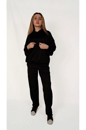 شلوار کرمگن مشکی زنانه جیب دار allys - کد 811362400